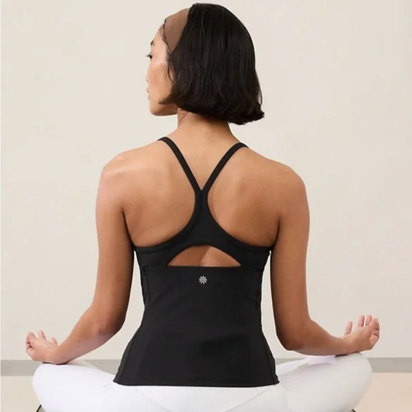 Two Athleta Vital built in bra tanks (2), fits cups A through C - Picture 4 of 6